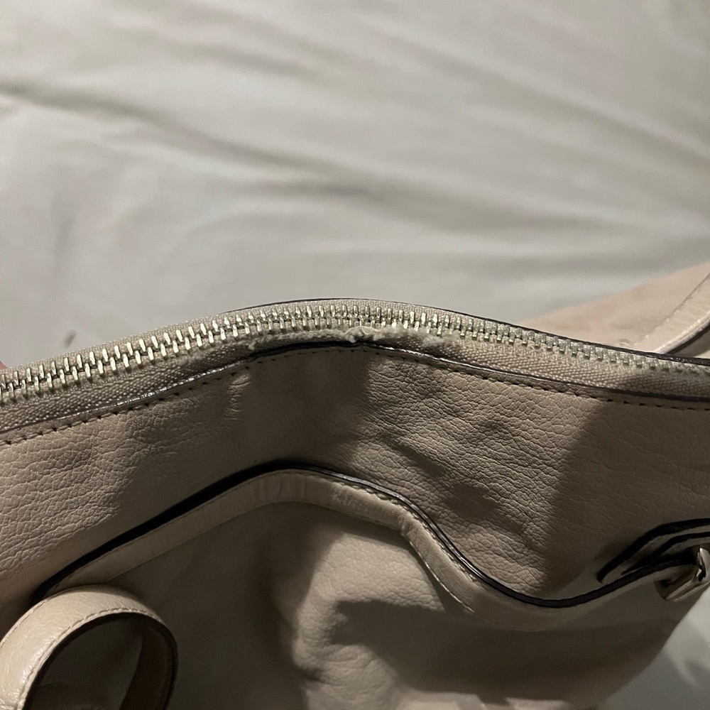 Coach Cream Leather And Python Bag - image 2
